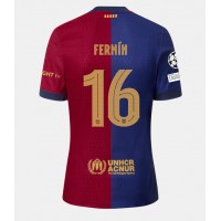 Camiseta Barcelona Fermin Lopez #16 Primera Equipación Replica 2024-25 mangas cortas